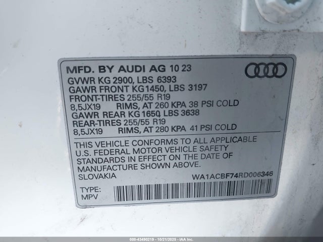 2024 AUDI Q7 WA1ACBF74RD006346 Photo 8