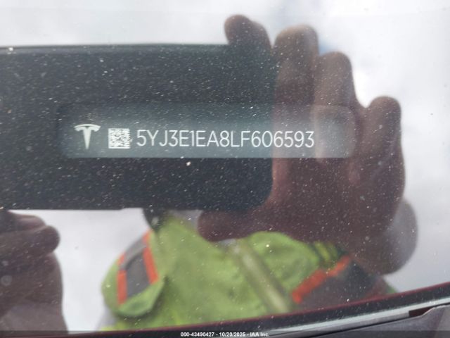 2020 TESLA MODEL 3 5YJ3E1EA8LF606593 Photo 8