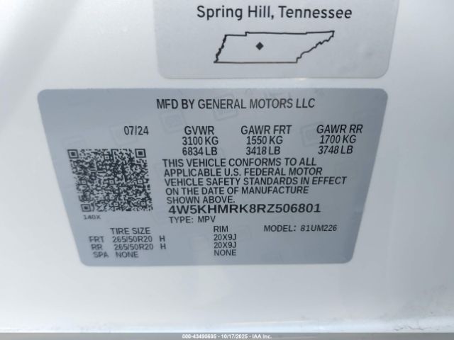 2024 ACURA ZDX 4W5KHMRK8RZ506801 Photo 8