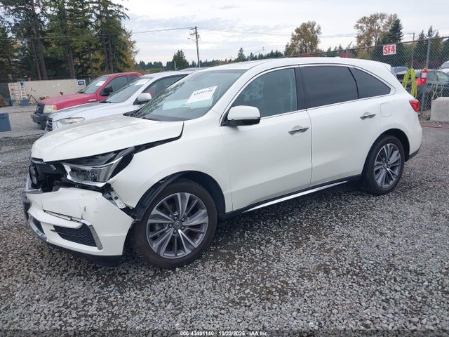 2017 Acura Mdx Technology Package მანქანა იყიდება აუქციონზე, vin: 5FRYD4H5XHB035865, აუქციონის ნომერი: 43491140
