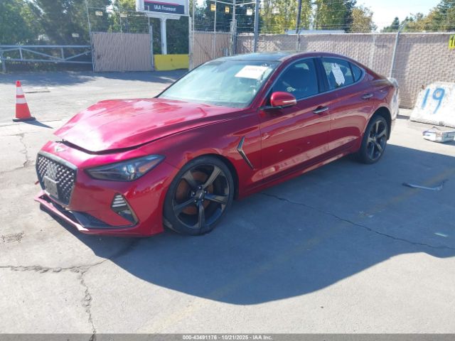2019 GENESIS G70 KMTG34LE5KU021735 Photo 1