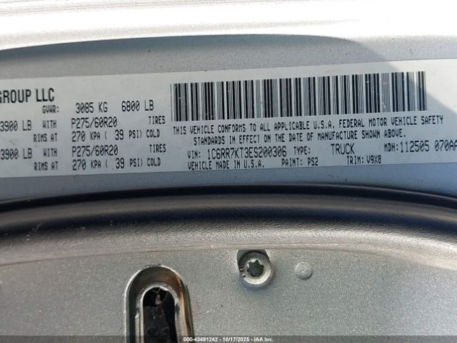 2014 RAM 1500 1C6RR7KT3ES200306 Photo 8