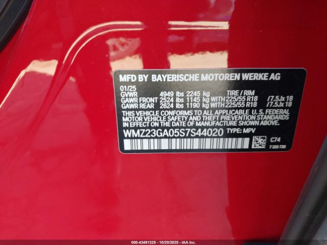 2025 MINI COUNTRYMAN WMZ23GA05S7S44020 Photo 8