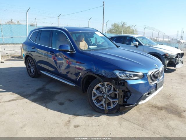 2022 BMW X3 5UX43DP05N9L01922