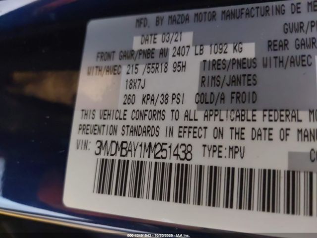 2021 MAZDA CX-30 3MVDMBAY1MM251438 Photo 8