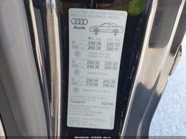 2005 AUDI A4 WAUAT48H85K008272 Photo 8