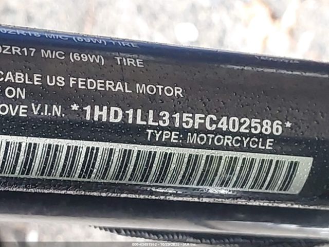 2015 HARLEY-DAVIDSON XL1200 1HD1LL315FC402586 Photo 9
