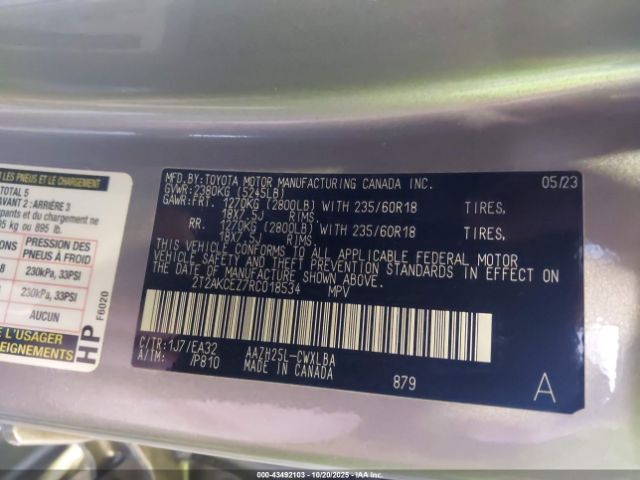 2024 LEXUS NX 350H 2T2AKCEZ7RC018534 Photo 8