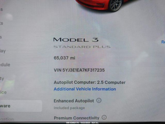 2019 TESLA MODEL 3 5YJ3E1EA7KF317235 Photo 6