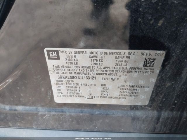 2018 GMC TERRAIN 3GKALMEX4JL133121 Photo 8