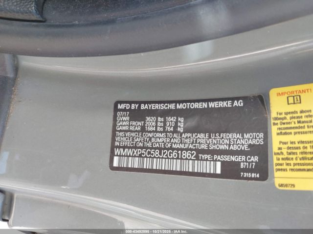 2018 MINI HARDTOP WMWXP5C58J2G61862 Photo 8