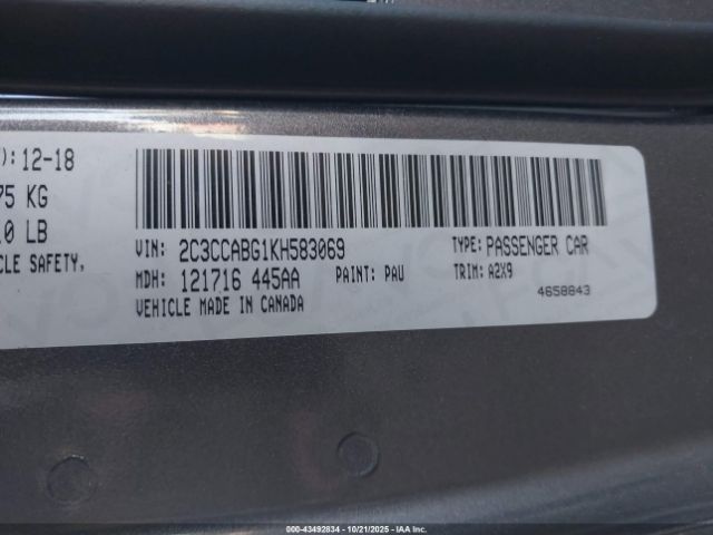 2019 CHRYSLER 300 2C3CCABG1KH583069 Photo 8