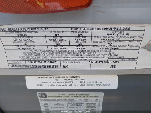 1NL1G3321M1140471 King Other