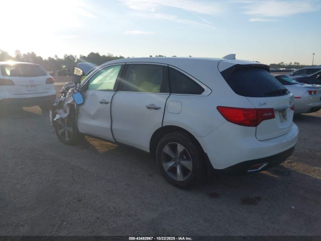 2014 ACURA MDX 5FRYD4H22EB013604 Photo 2
