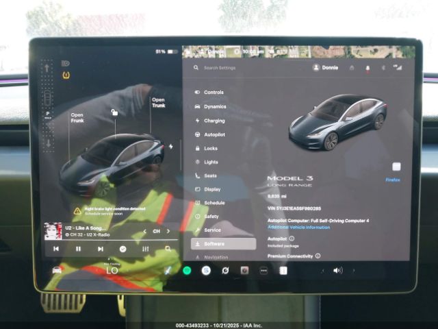 2025 TESLA MODEL 3 5YJ3E1EA5SF980285 Photo 6