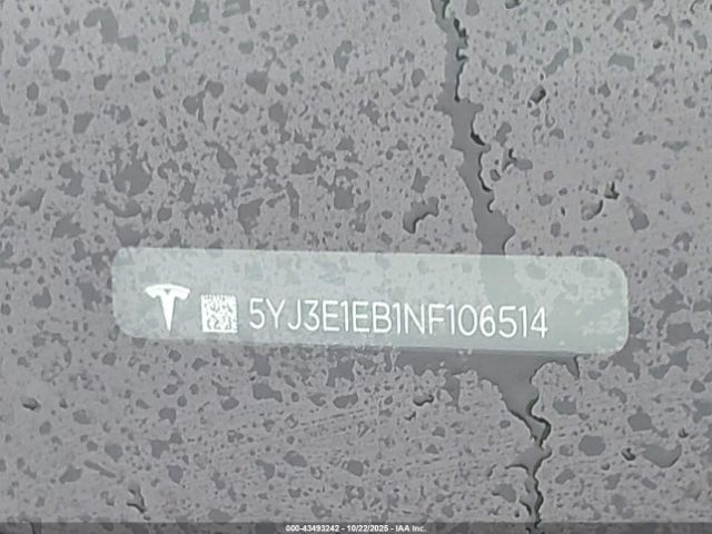 2022 TESLA MODEL 3 5YJ3E1EB1NF106514 Photo 8