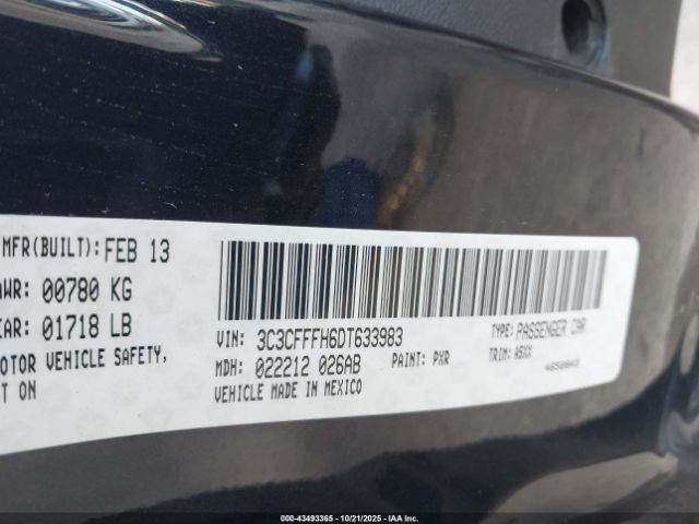 2013 FIAT 500 3C3CFFFH6DT633983 Photo 8