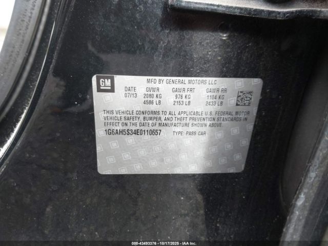 2014 CADILLAC ATS 1G6AH5S34E0110657 Photo 8