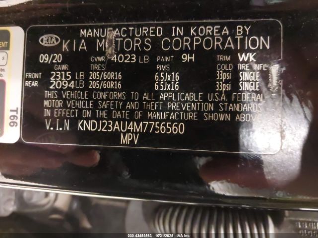 2021 KIA SOUL KNDJ23AU4M7756560 Photo 8