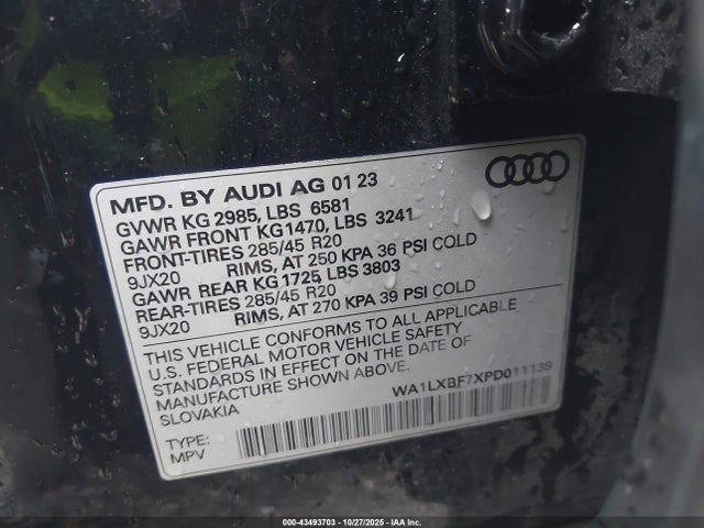2023 AUDI Q7 WA1LXBF7XPD011139 Photo 8