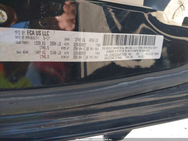 2017 DODGE GRAND CARAVAN 2C4RDGCGXHR774352 Photo 8