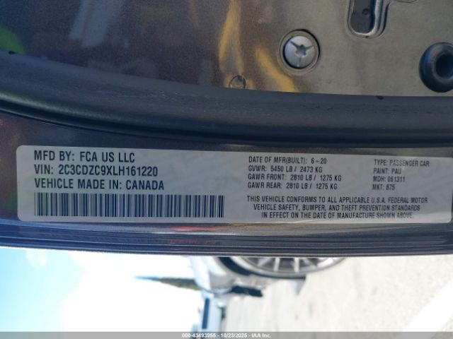 2020 DODGE CHALLENGER 2C3CDZC9XLH161220 Photo 8