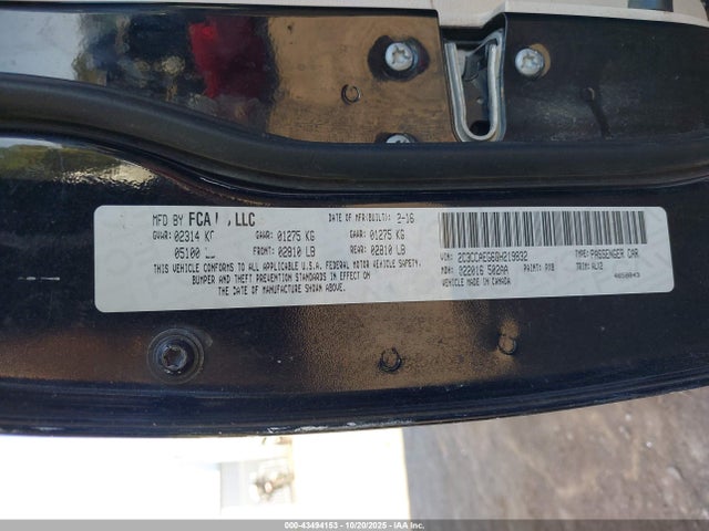 2016 CHRYSLER 300C 2C3CCAEG6GH219832 Photo 8