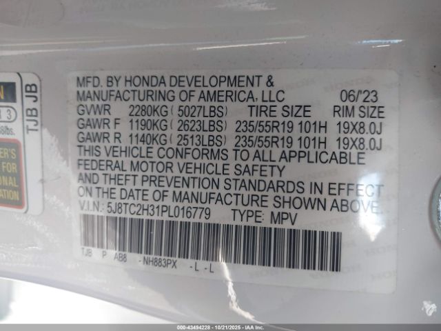 2023 ACURA RDX 5J8TC2H31PL016779 Photo 8