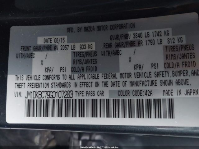 2016 MAZDA CX-3 JM1DKBC79G0107283 Photo 8