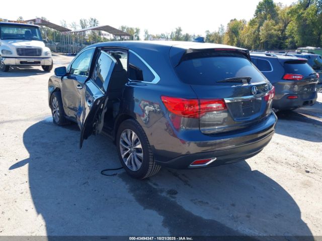 2014 ACURA MDX 5FRYD4H40EB042567 Photo 2