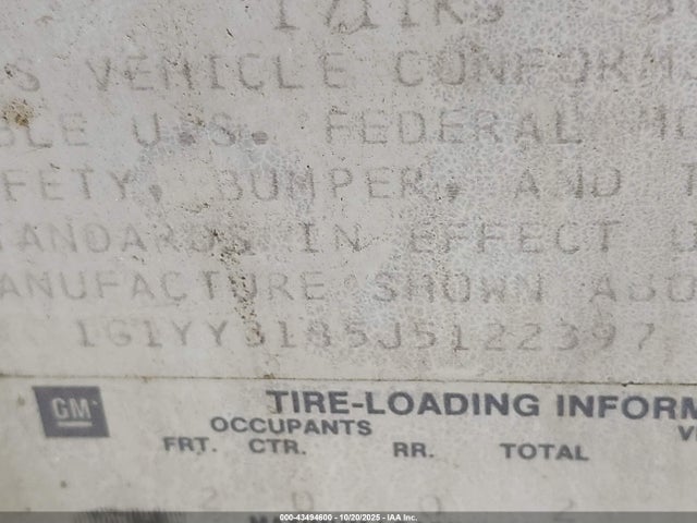 1988 CHEVROLET CORVETTE 1G1YY3185J5122397 Photo 8