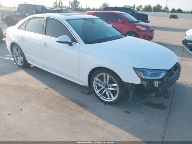 2022 AUDI A4 WAUEAAF40NN009629
