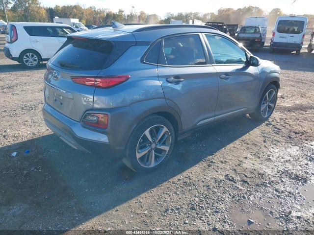 2021 Hyundai Kona Ultimate მანქანა იყიდება აუქციონზე, vin: KM8K53A5XMU663155, აუქციონის ნომერი: 43494866