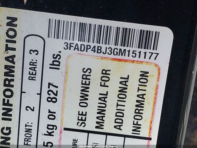 2016 FORD FIESTA 3FADP4BJ3GM151177 Photo 8