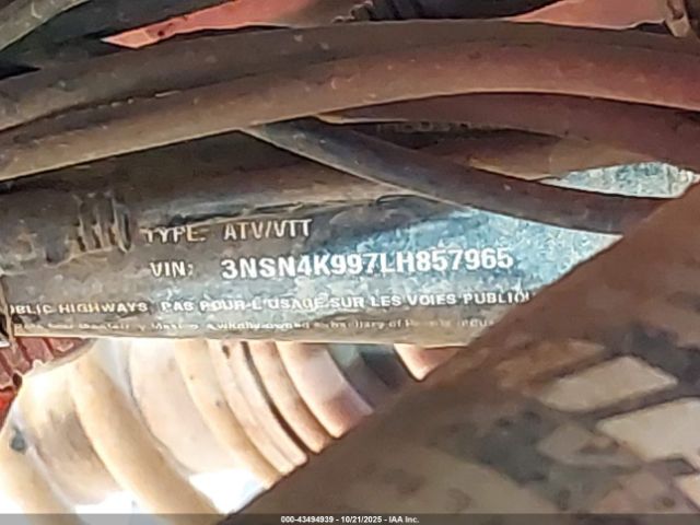 2020 POLARIS RZR 3NSN4K997LH857965 Photo 9