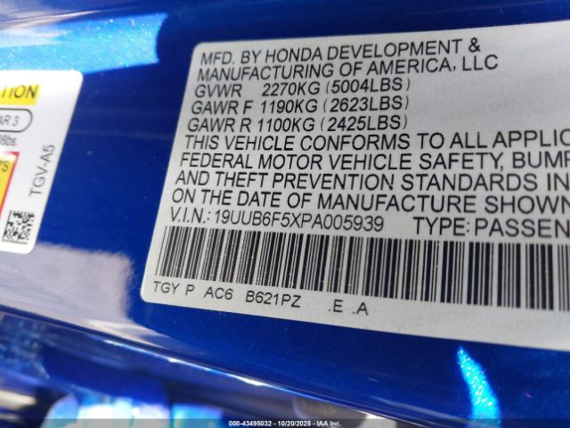 2023 ACURA TLX 19UUB6F5XPA005939 Photo 8