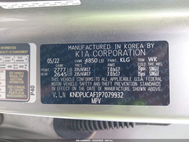 2023 KIA SPORTAGE KNDPUCAF1P7079932 Photo 8