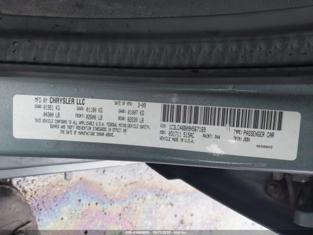 2009 CHRYSLER SEBRING 1C3LC46B09N567169 Photo 8