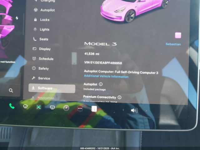 2023 TESLA MODEL 3 5YJ3E1EA8PF489958 Photo 6