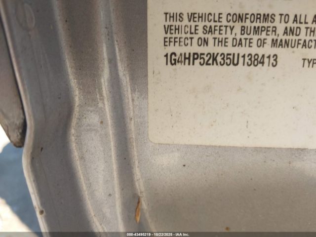 2005 BUICK LESABRE 1G4HP52K35U138413 Photo 8