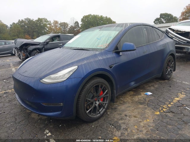 2021 TESLA MODEL Y 5YJYGDEEXMF255725 Photo 1