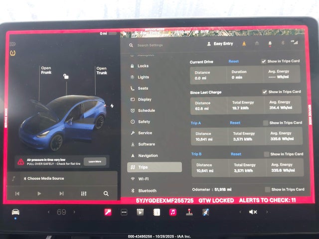 2021 TESLA MODEL Y 5YJYGDEEXMF255725 Photo 6