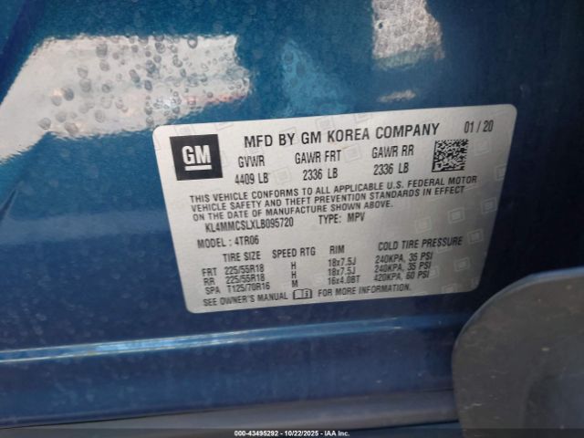 2020 BUICK ENCORE GX KL4MMCSLXLB095720 Photo 8