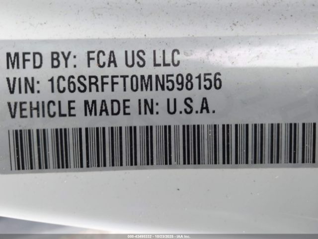 2021 RAM 1500 1C6SRFFT0MN598156 Photo 8
