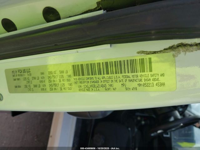 2020 JEEP WRANGLER 1C4GJXAG8LW314643 Photo 8