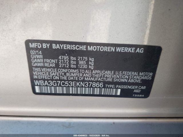 2014 BMW 328I WBA3G7C53EKN37866 Photo 8