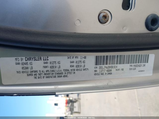 2009 DODGE CHALLENGER 2B3LJ74W39H581814 Photo 8