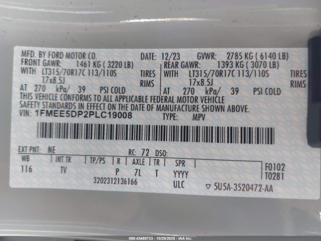 2023 FORD BRONCO 1FMEE5DP2PLC19008 Photo 8