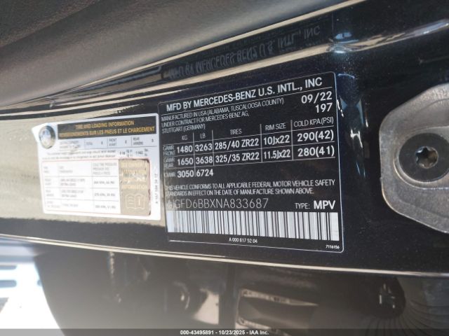 2022 MERCEDES-BENZ AMG GLE 53 COUPE 4JGFD6BBXNA833687 Photo 8