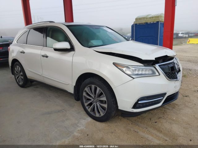 2014 ACURA MDX 5FRYD4H45EB018717 Photo 0